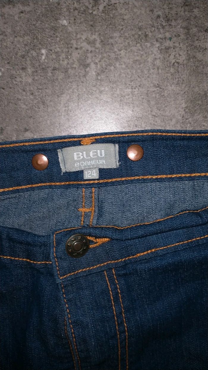 Grand pantalon bleu taille 124 de marque bleu-bonheur - photo numéro 3