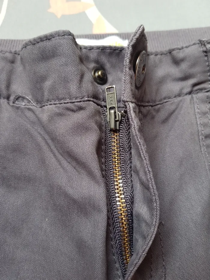 Pantalon toile gris foncé Verbaudet, - photo numéro 6