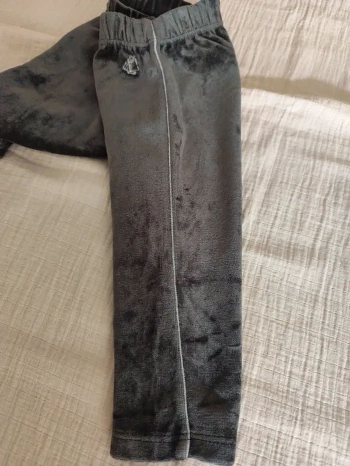 Legging velours 12mois/74cm - photo numéro 3