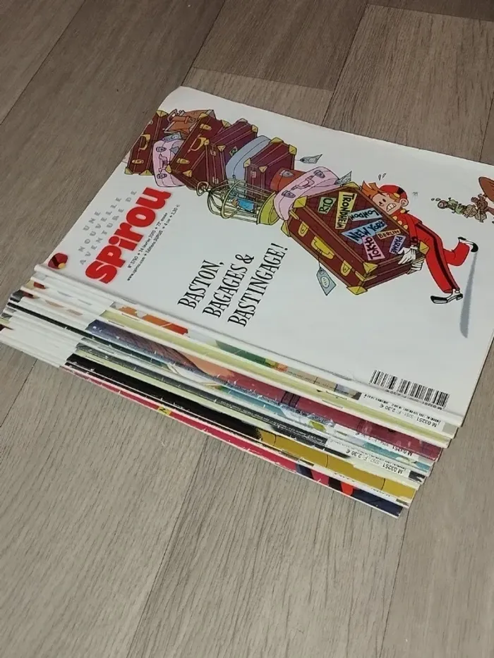 Lot de 12 magazines SPIROU année 2010 L003 - photo numéro 2