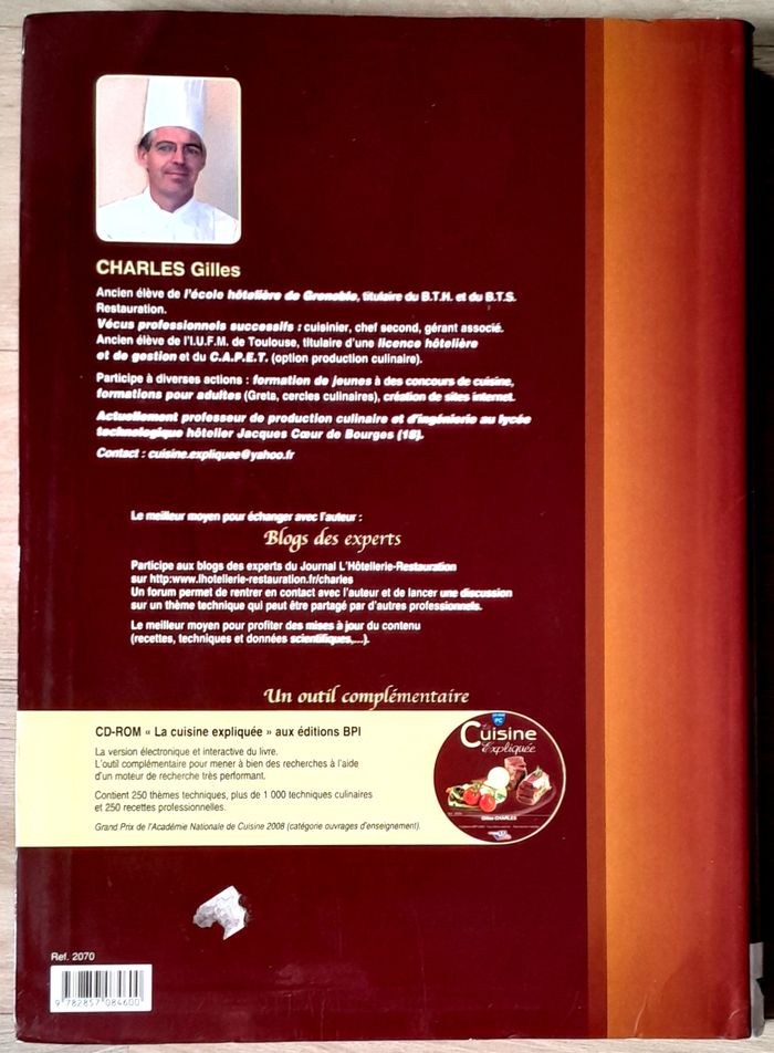 La Cuisine expliquée tous niveaux du cap au bts- Gilles Charles - photo numéro 4