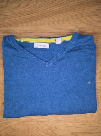 Pull Calvin Klein Col V - Taille XXL