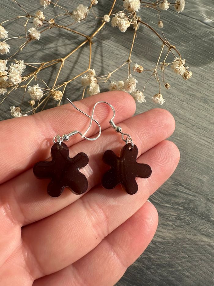 Boucles d'oreilles fleurs - photo numéro 6