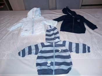 Lots gilets 9 mois