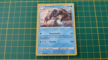 026/078 Carte Pokémon Sarmurai rare holographique Epée et Bouclier EB10.5 Pokémon Go #B10