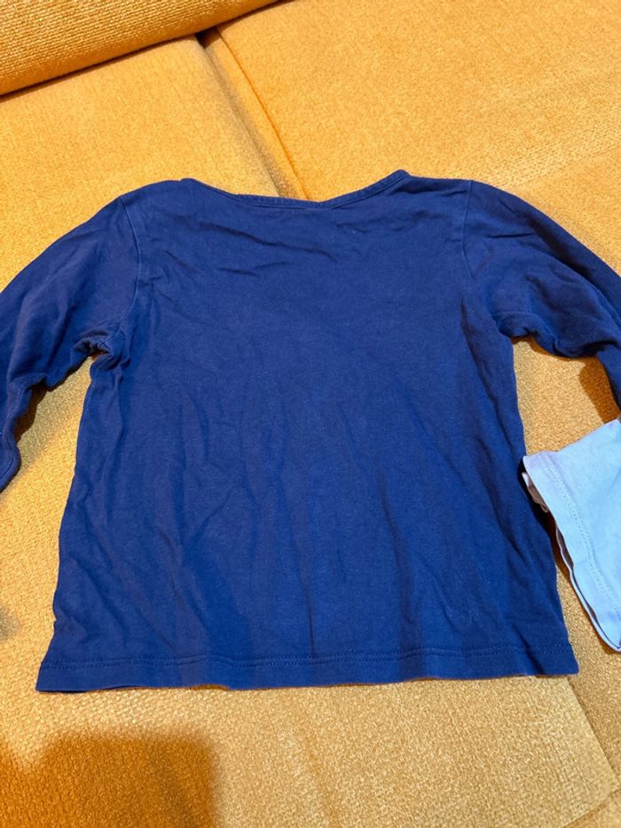 Lot de 2 tee shirts manches longues 5 ans - photo numéro 5