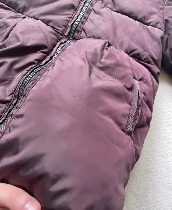 Manteau à capuche couleur prune 36 mois - Jacadi - photo numéro 7