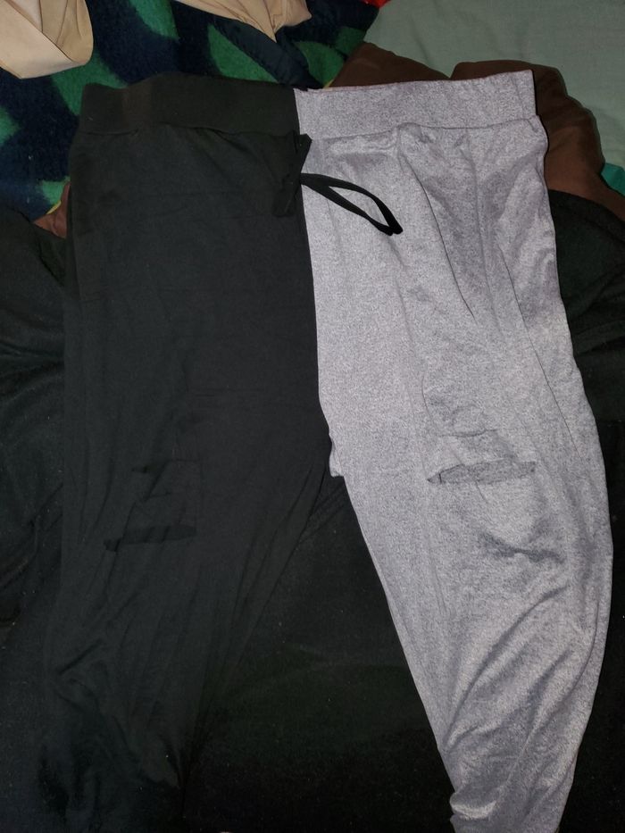 Pantalon à cordon déchirée - photo numéro 2