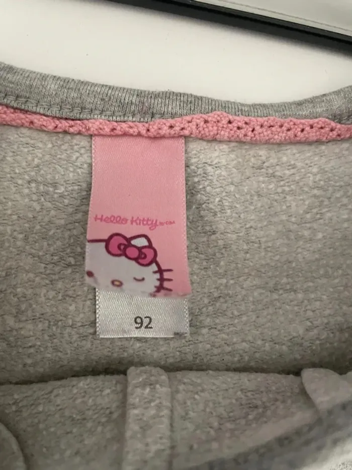 Sweet shirt gris hello kitty 92 - photo numéro 3
