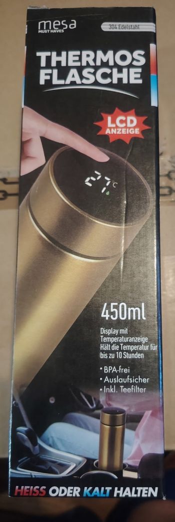 bouteille thermos intelligente Mesa de 450 ml avec affichage LED de la température