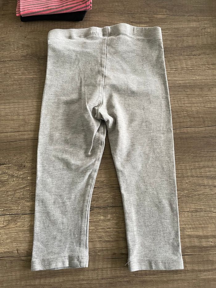 Lot 4 leggings Fille -18M- - photo numéro 7