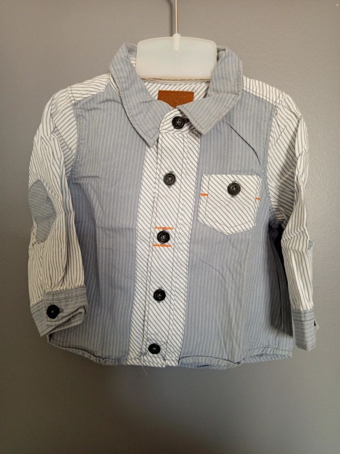 Lot chemises 9 mois - photo numéro 2