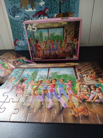 Vintage année 1984 Puzzle Martine à la danse 45 pièces