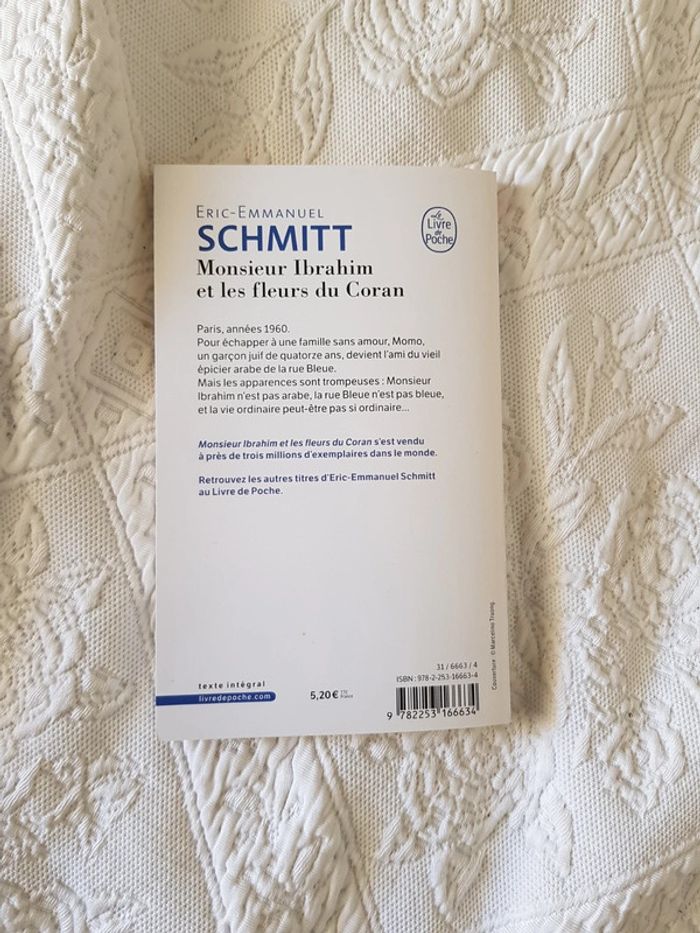 Monsieur Ibrahim et les fleurs du Coran - Eric emmanuel Schmitt - photo numéro 2