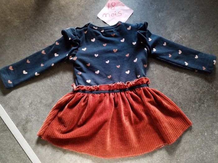 Robe bas en velours 18 mois - photo numéro 5