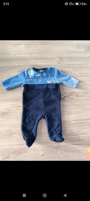 Pyjama taille 1 mois