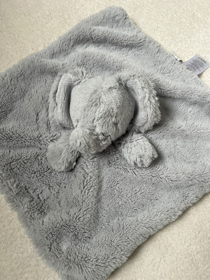 Doudou plat éléphant gris Koala baby