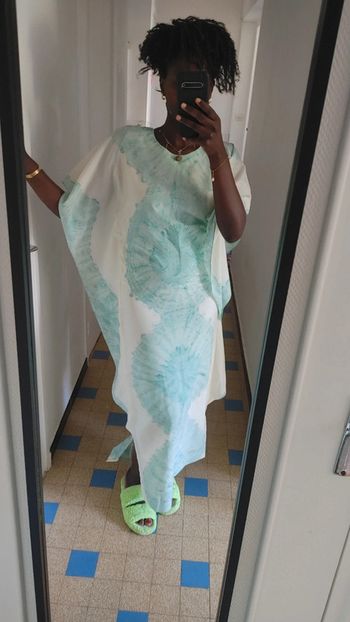 Magnifique robe longue inspiration Afrique Asie