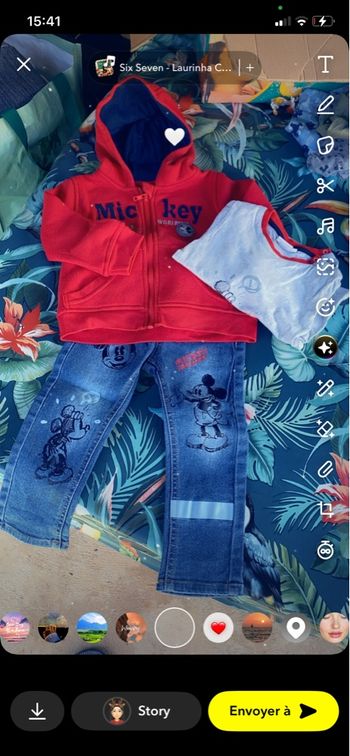 Ensemble 3 pièce Mickey 23 mois 