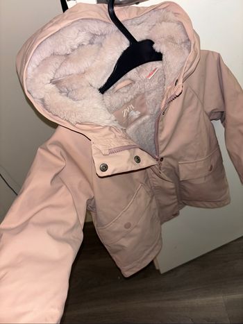 Parka zara fille