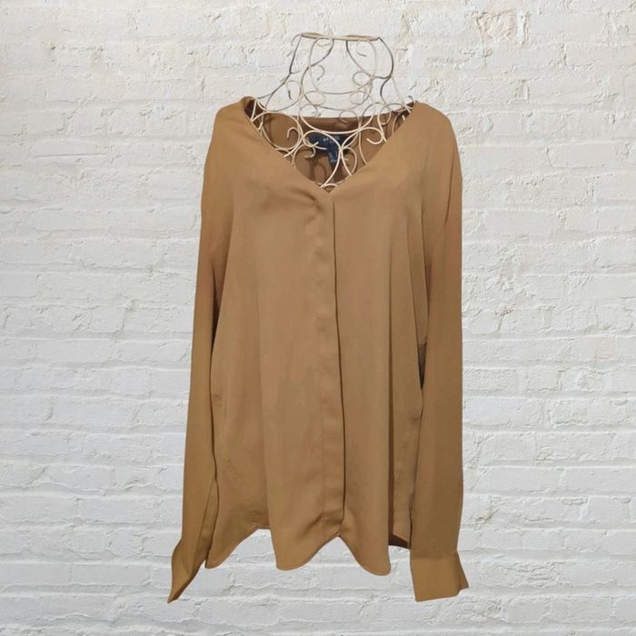 Magnifique chemise moutarde MNG Taille M - photo numéro 2