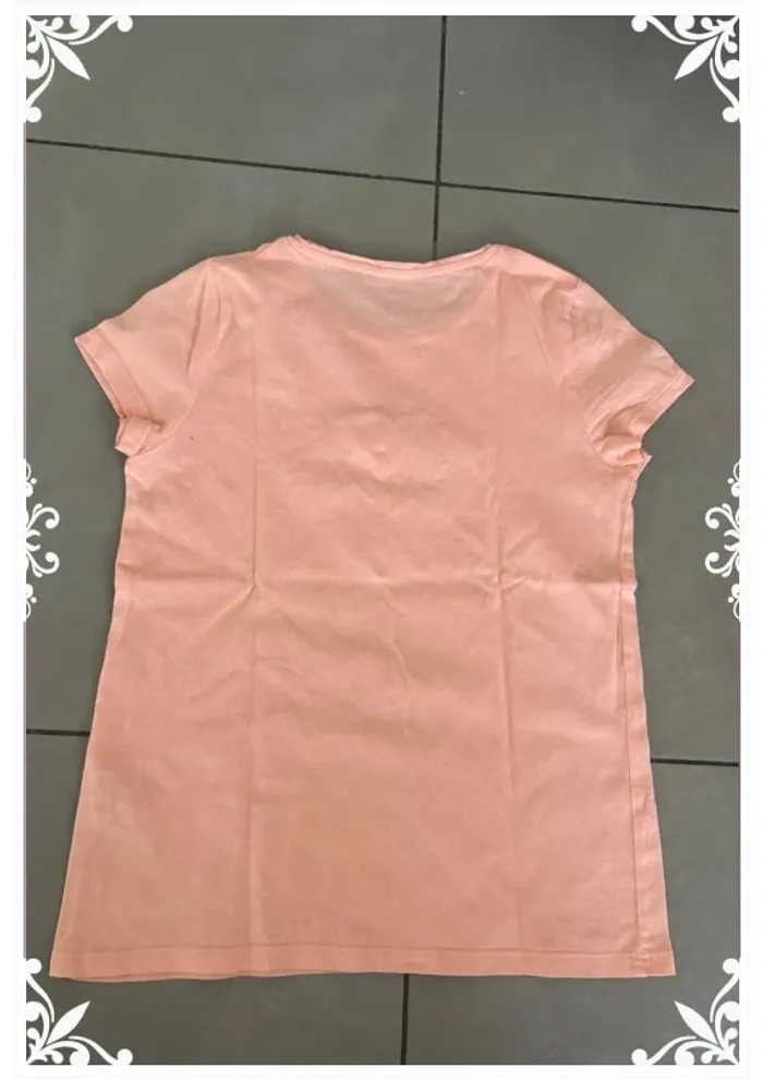 🍑 Pyjama fille 12 ans – Haut Kiabi brodé & short fait main 🌸 - photo numéro 6