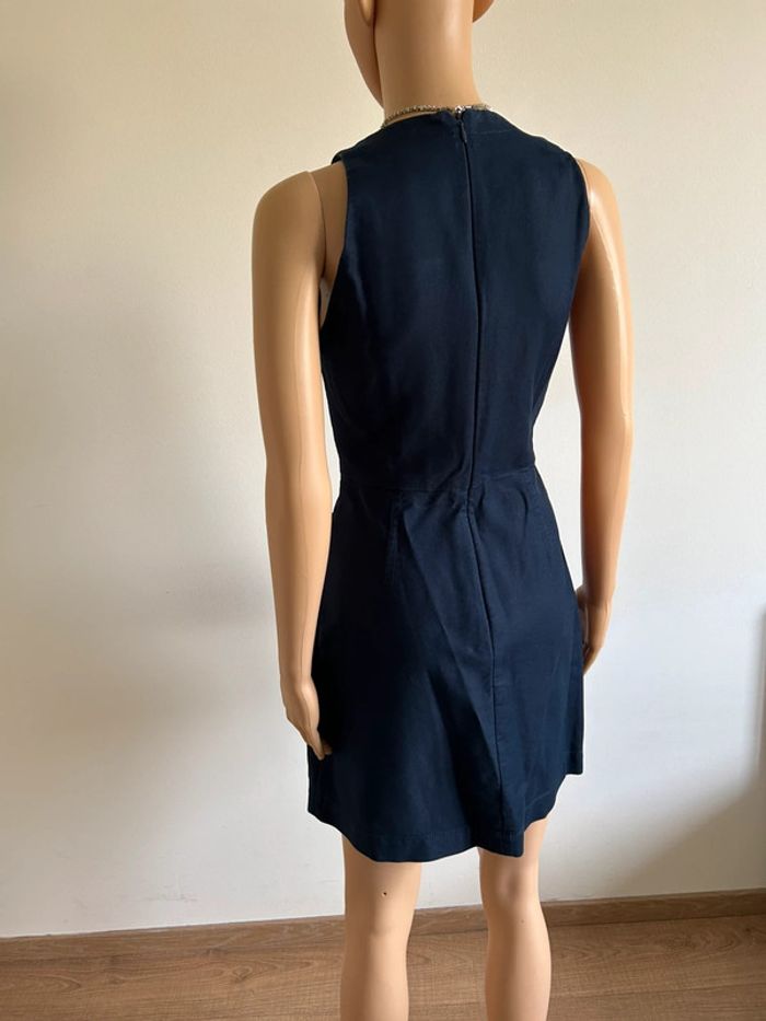 Robe bleue marine sans manches Kookai taille 36 TBE - photo numéro 8