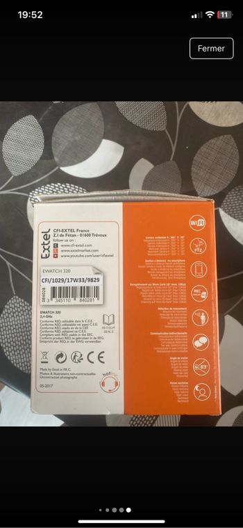 Camera surveillance IP Wifi