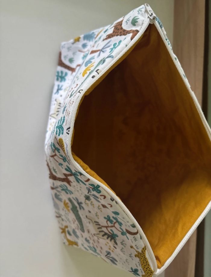 Grande trousse de toilette thème savane - photo numéro 6