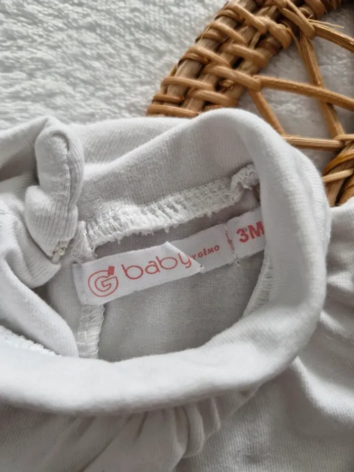 Ensemble T-shirt manches longues et jean 3 mois - photo numéro 4