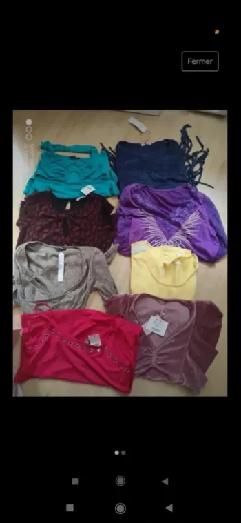 Lot tee-shirts,débardeurs S