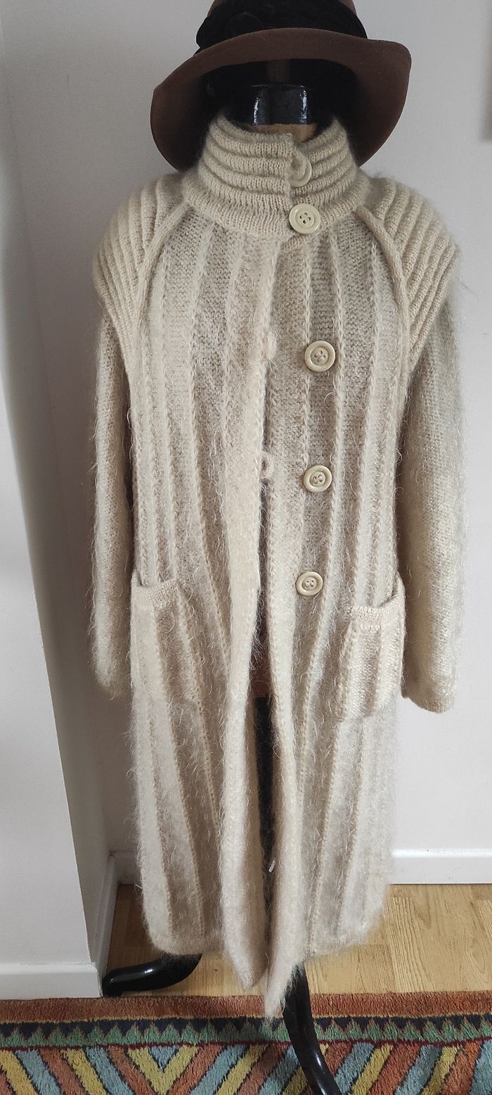 Manteau laine et mohair - photo numéro 2