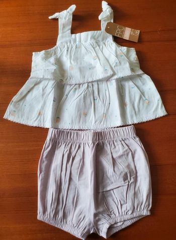 Ensemble débardeur et short 12mois