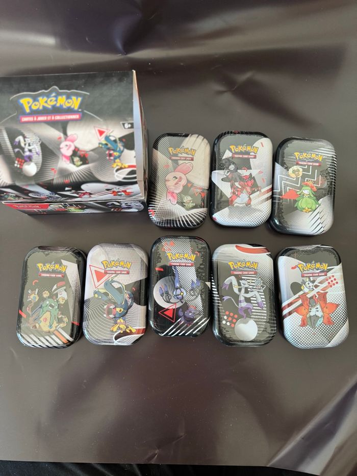 Display mini tins flamme blanche/foudre noir EV10.5 - photo numéro 2