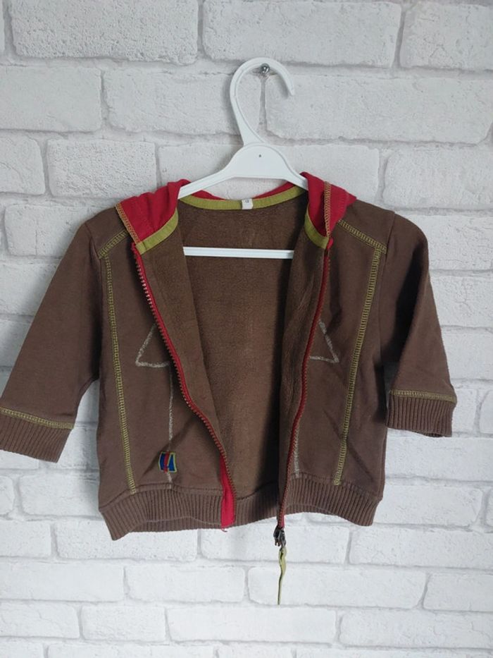Gilet avec capuche Baby Tortue taille 12 mois - photo numéro 2