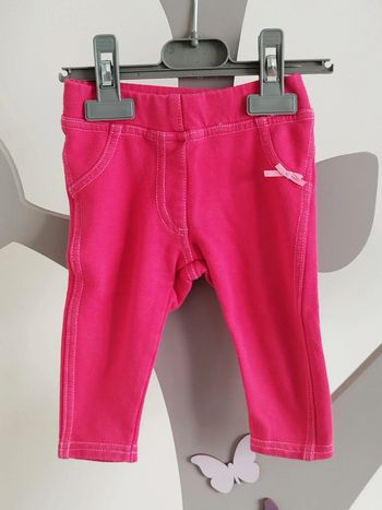 Jegging fuschia Zeeman taille 6 mois
