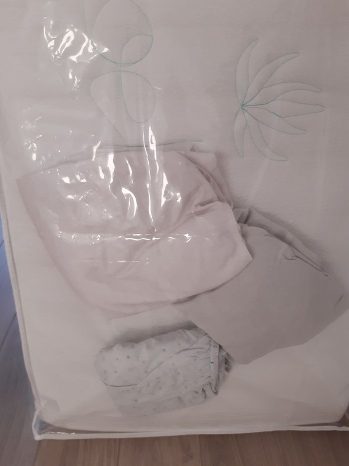 Matelas lit bébé 60x120 Kadolis Aloe Vera - photo numéro 3