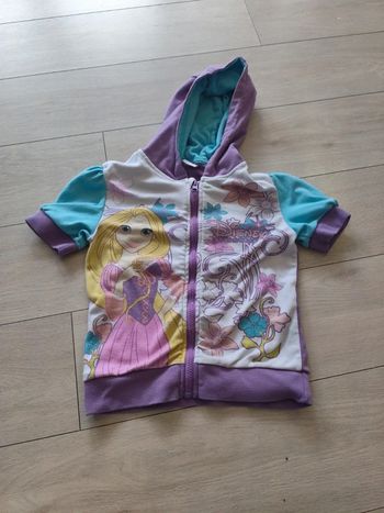 Gilet fille zippé à capuche