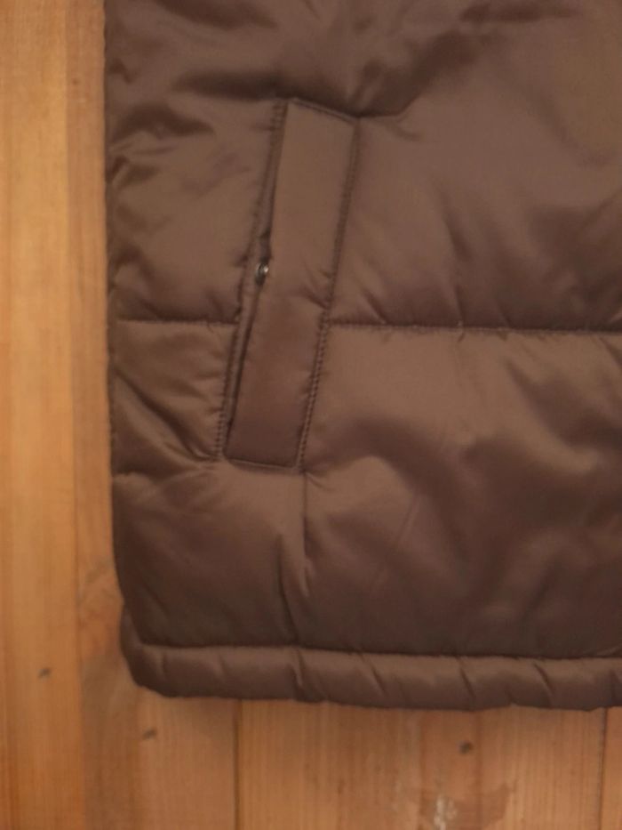 Veste mi saison denim projet marron et noir unisexe - taille S (8) - photo numéro 4