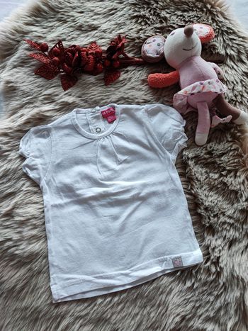 T-shirt blanc pick ouic 9 mois