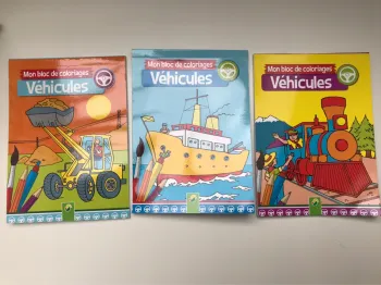 3 livres de coloriages