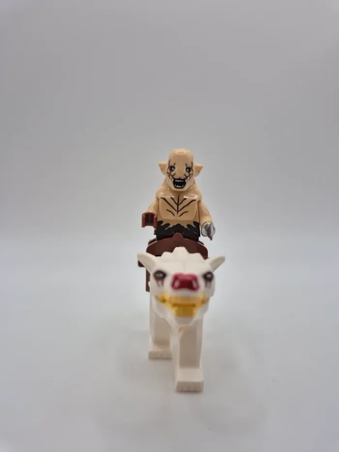 Figurine type lego Chef guerriers orcs Azog sur warg seigneur des anneaux / hobbit - photo numéro 2