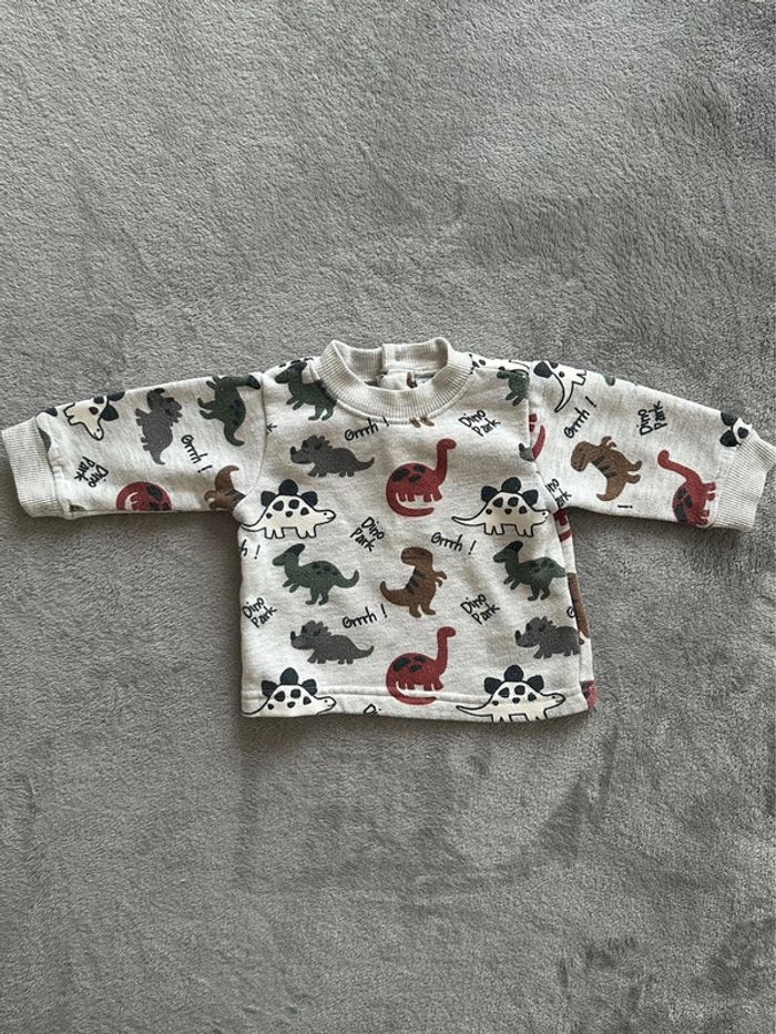 Sweat dinosaures - 3 mois