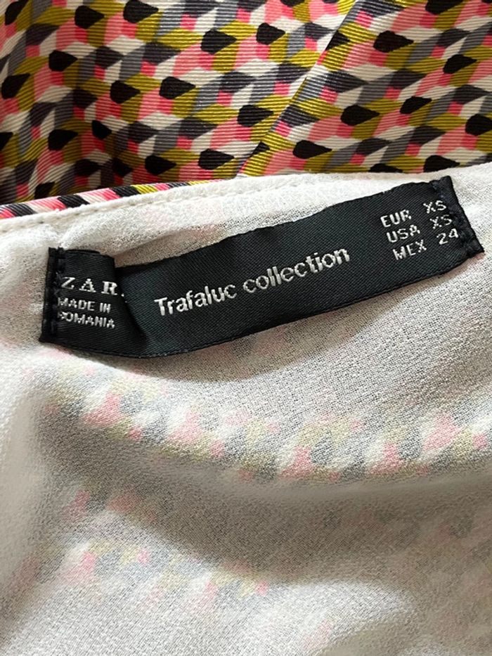 Robe à motifs dos nu Zara XS - photo numéro 3