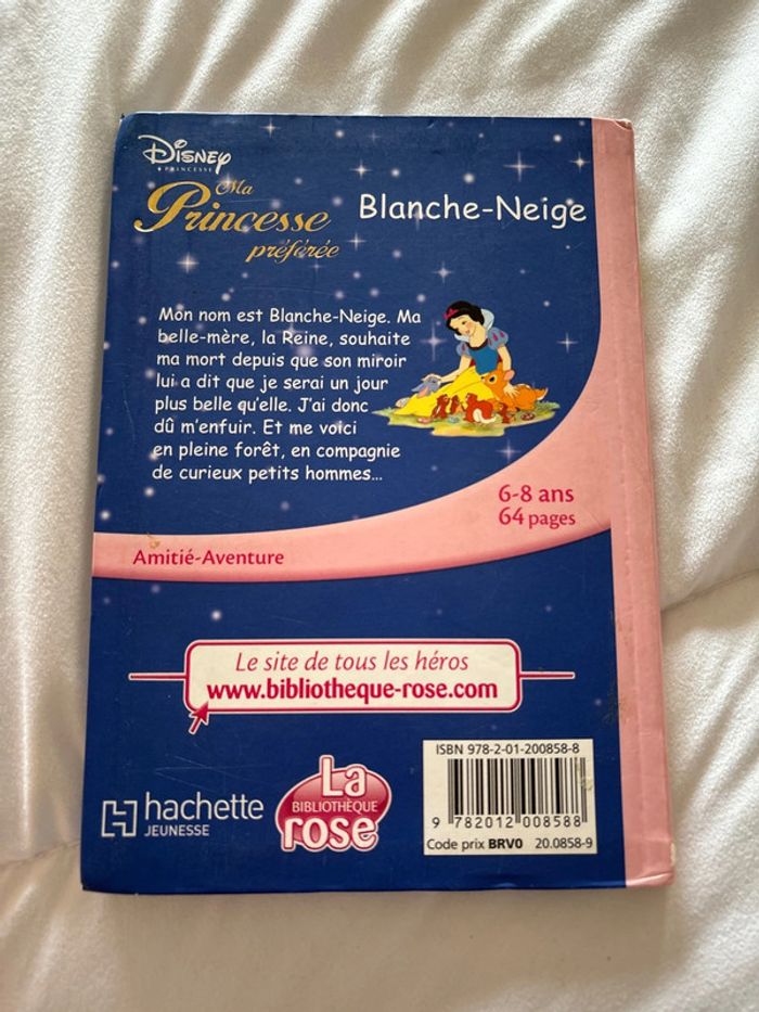 Bibliothèque rose blanche neige - photo numéro 2