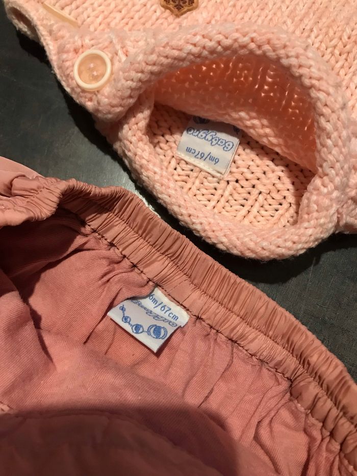Ensemble pull et pantalon doublé 6 mois Babygro - photo numéro 3