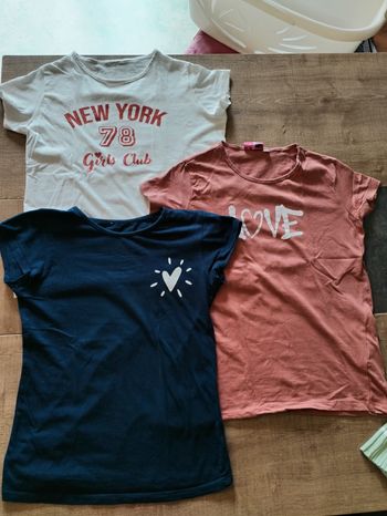 Lot t-shirt 12 ans