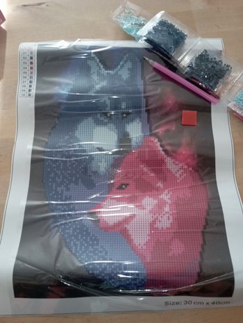 Diamant painting semi