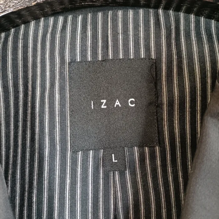 Veste de costume noir Izac- Taille L Coton et polyamide A485 - photo numéro 6