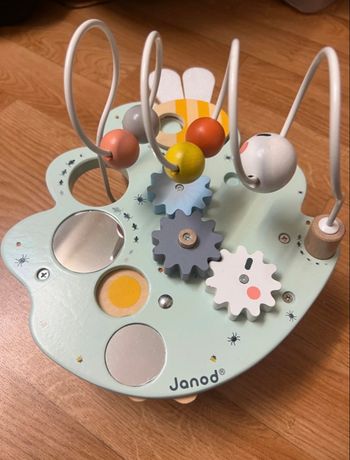 Jouet d'éveil en bois Janod activité bébé en excellent état